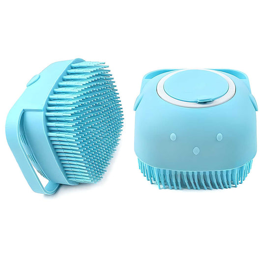 Aurasil Soft Silicone Bath Scrubber – Premium Hygienic Body Brush with Hook