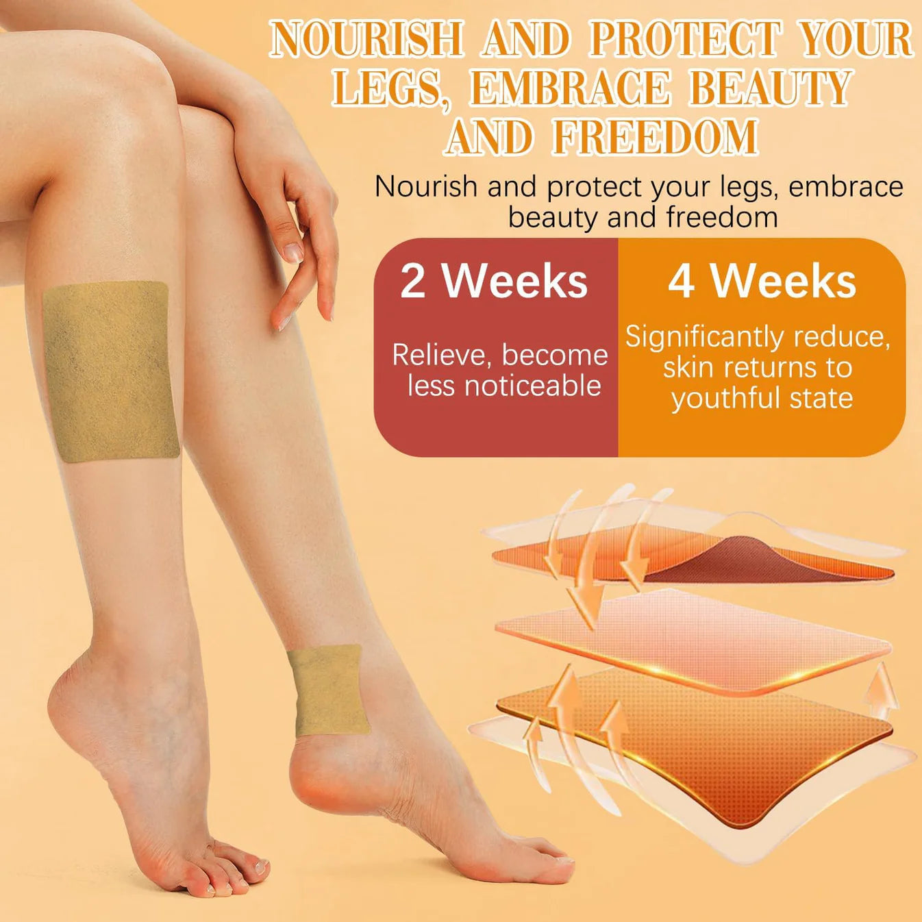 VeinRelief™ Herbal Therapy Patches Pack of 12 Pcs