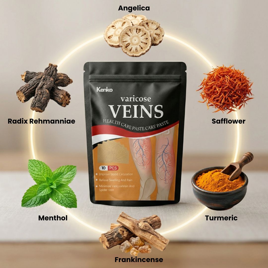VeinRelief™ Herbal Therapy Patches Pack of 12 Pcs