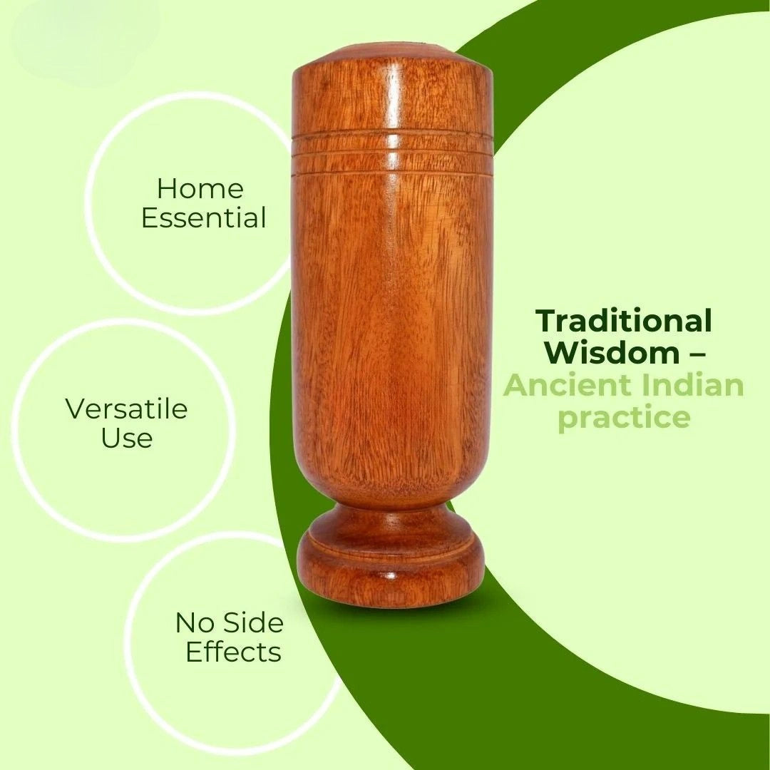 🌿 Ayurvedic Wooden Glass™ With FREE BONUS EBOOK INCLUDED