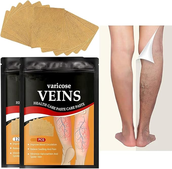VeinRelief™ Herbal Therapy Patches Pack of 12 Pcs