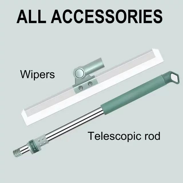 HydroGlide™ | 180° Rotating Multipurpose Silicone Wiper