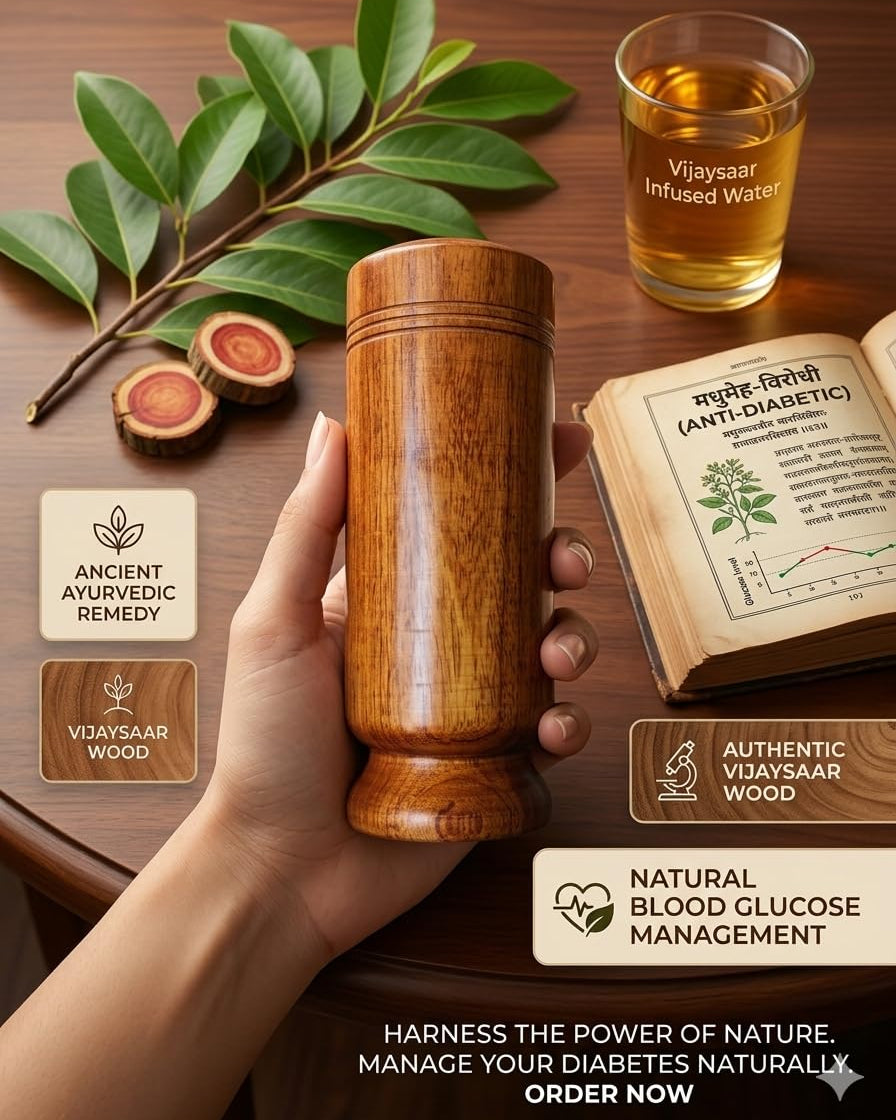 🌿 Ayurvedic Wooden Glass™ With FREE BONUS EBOOK INCLUDED